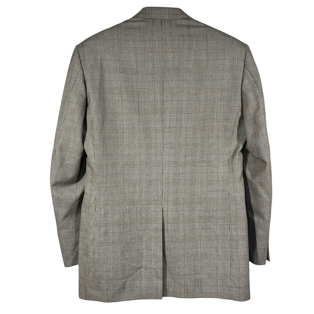 Brooks Brothers 1818 Madison Wool Sport Coat 39L Tan Glen Check Blazer Jacket